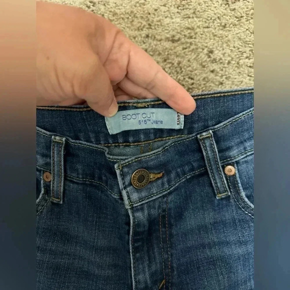 LEVI’S Women’s Bootcut Flare Wide Legs Jean Pants Size 6 Western Rodeo Riding - Picture 9 of 11